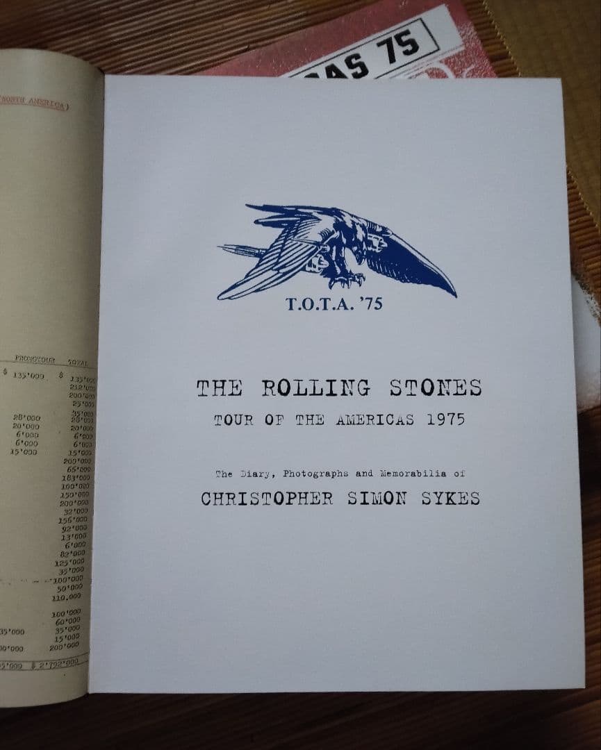 ROLLING STONES「TOTA 75」洋書写真集　大型本