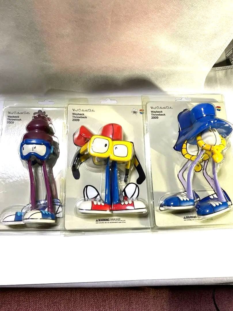 STUSSY × REAS × MEDICOM TOY フィギア 3点