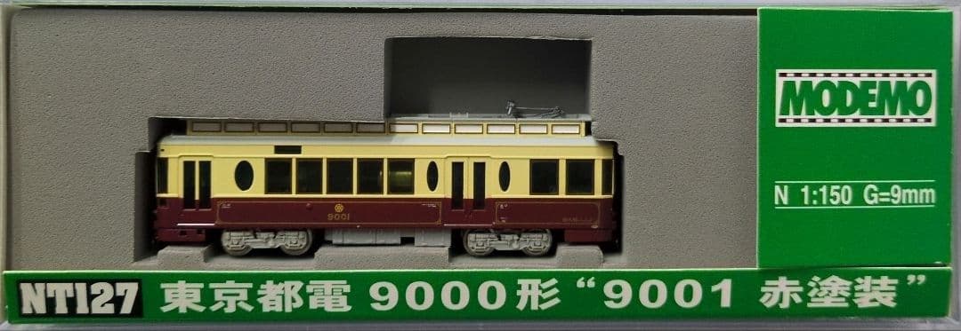 鉄道模型 東京都電 9000形 9001 赤塗装