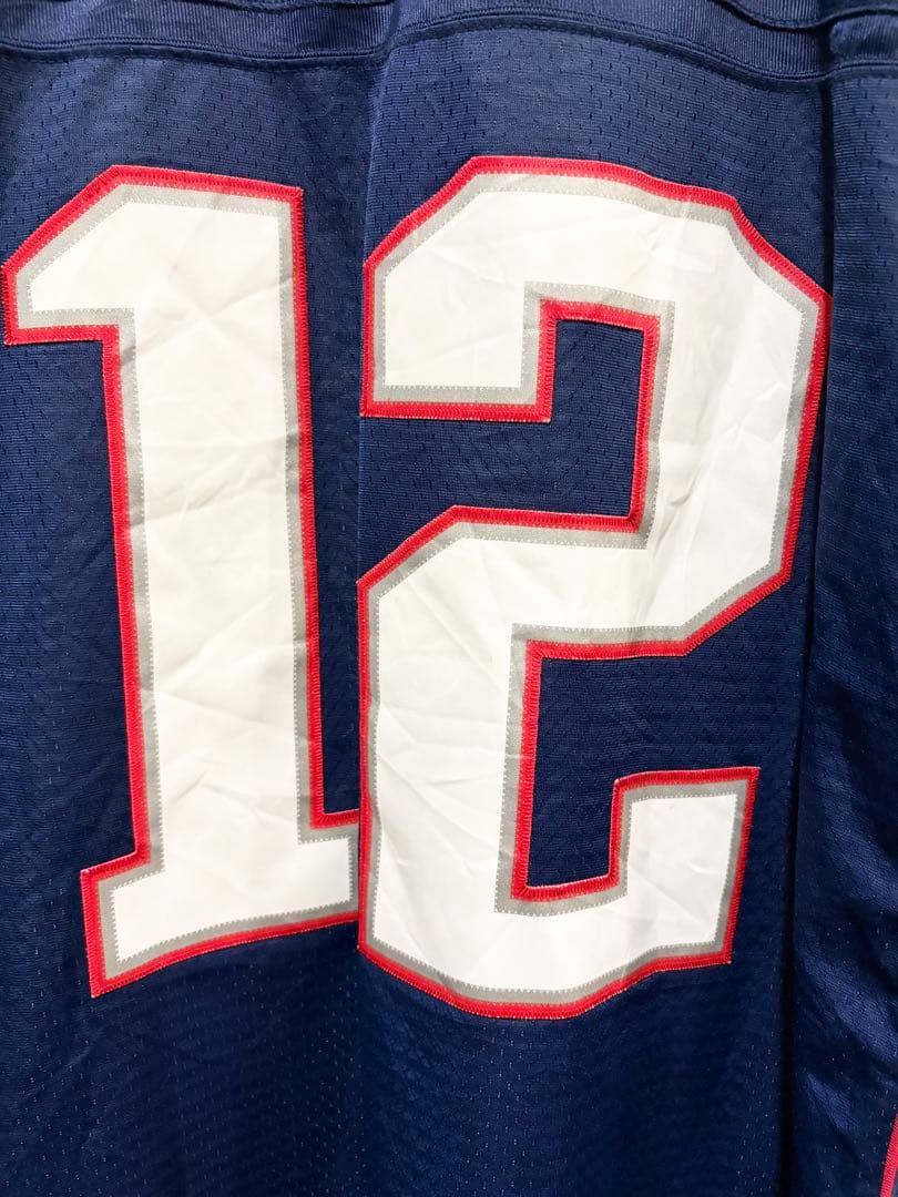 【美品】刺繍　NFL トムブレイディ ペイトリオッツ ユニフォーム　リーボック