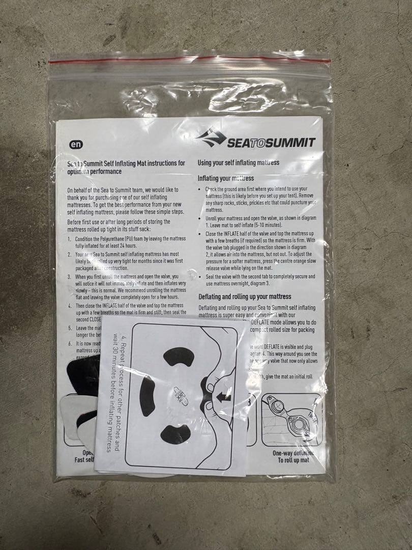 シートゥーサミット（SEA TO SUMMIT）キャンププラスS.Iマット モス