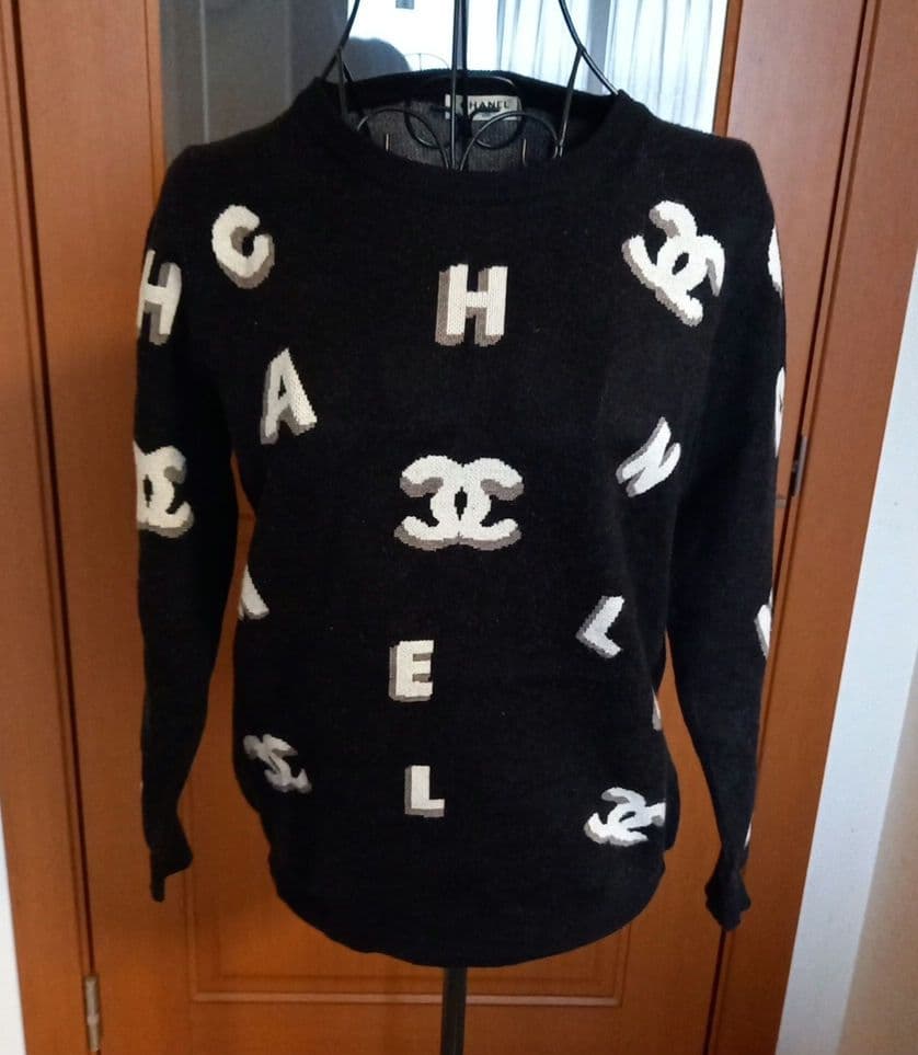 シャネル♡ロゴ♡ブラック♡ノベルティセーター♡1点のみ