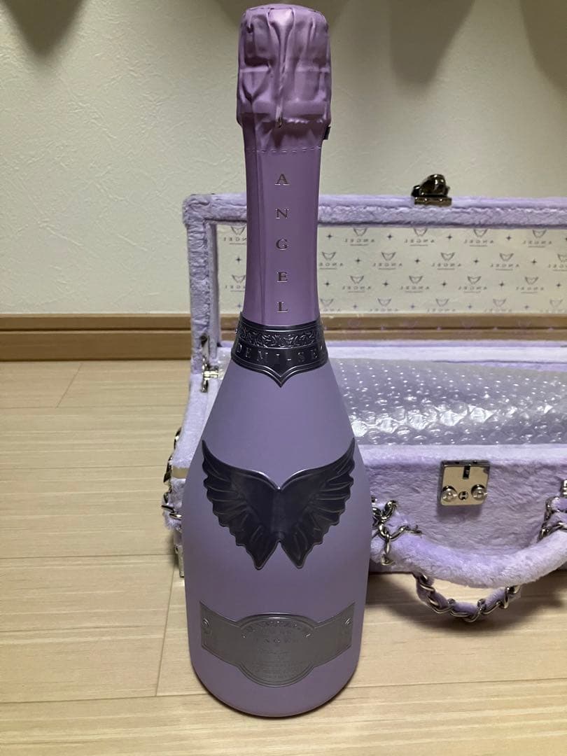 エンジェル　ドゥミセック　パープル　ハロウィン　ファーver 未開栓　シャンパン