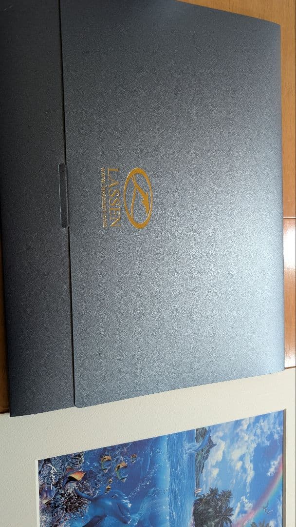 イルカ　ラッセン 絵画　絵　LASSEN 保管ケース