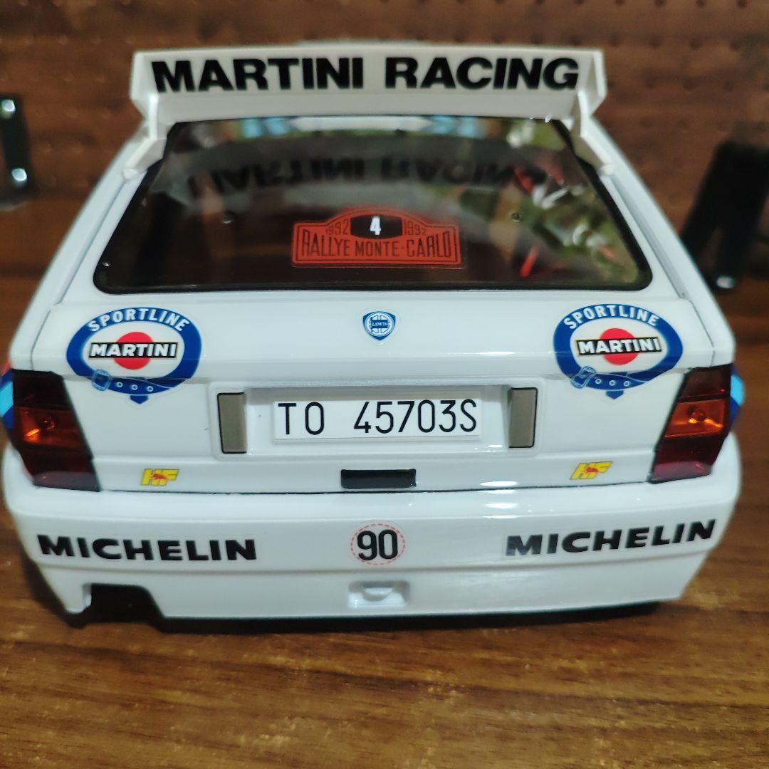 タミヤ　ランチアデルタ　ラリー　ボディ　電飾施工済