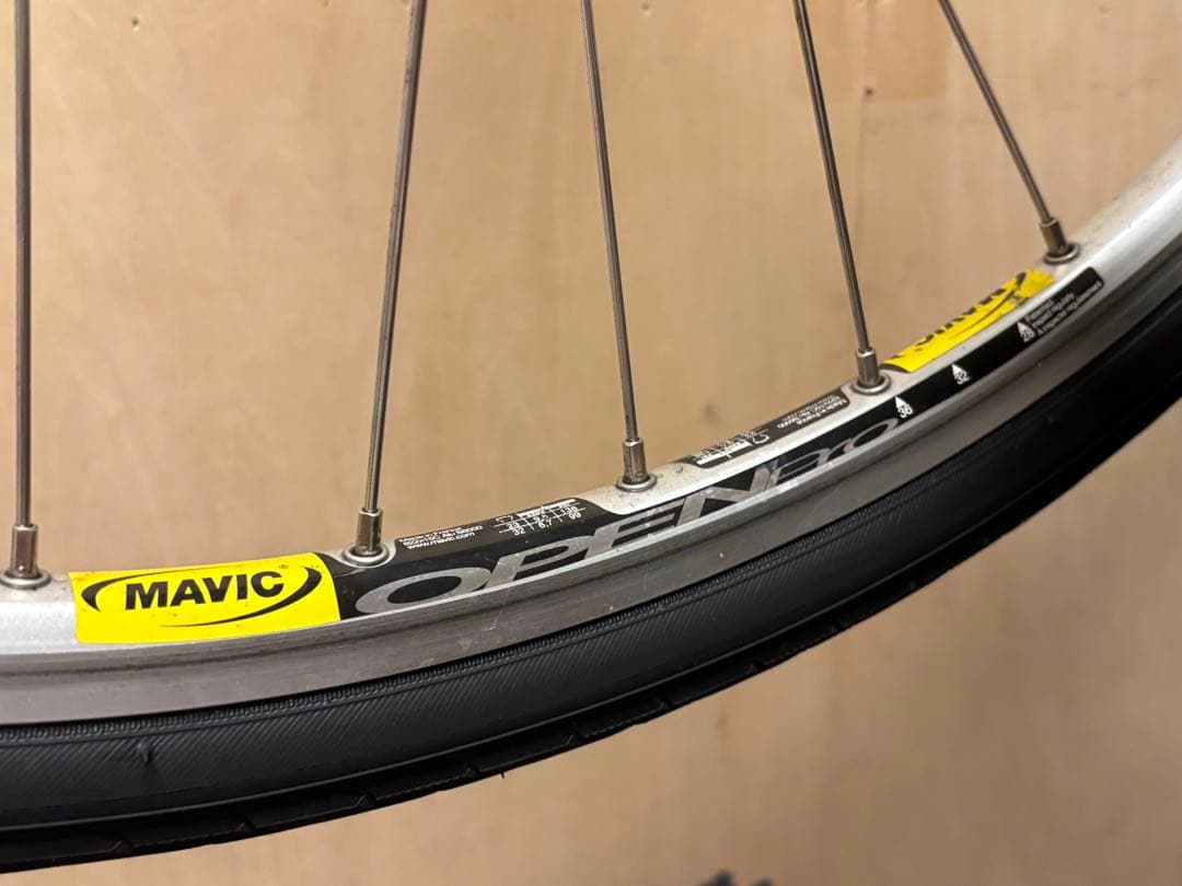 mavic open pro シルバー　36h ピストバイク　ホイールセット