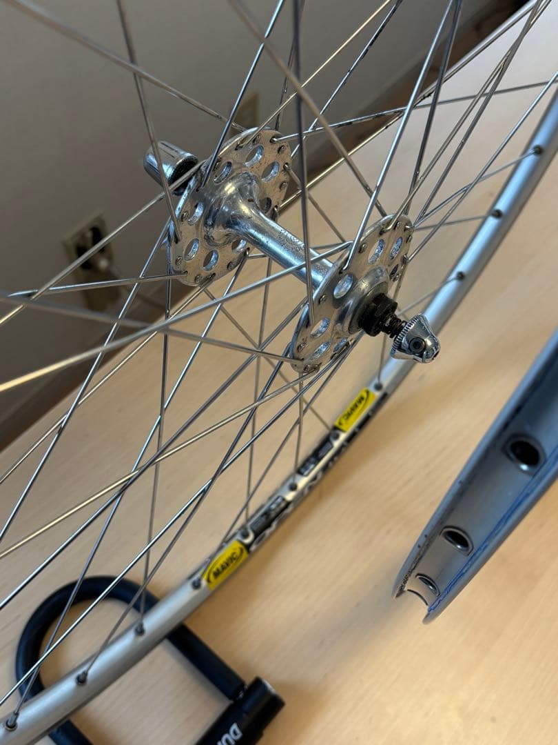 mavic open pro シルバー　36h ピストバイク　ホイールセット