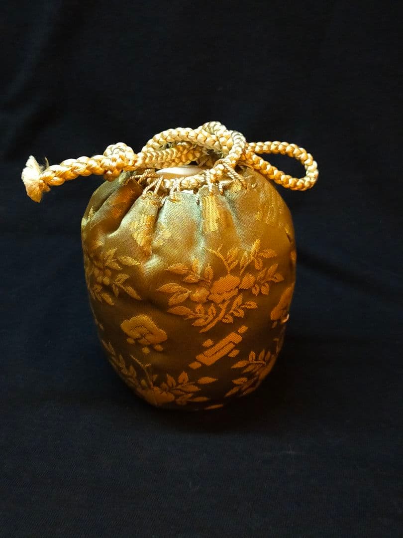 【小野珀子】釉裏金彩 茶碗 茶入 小皿