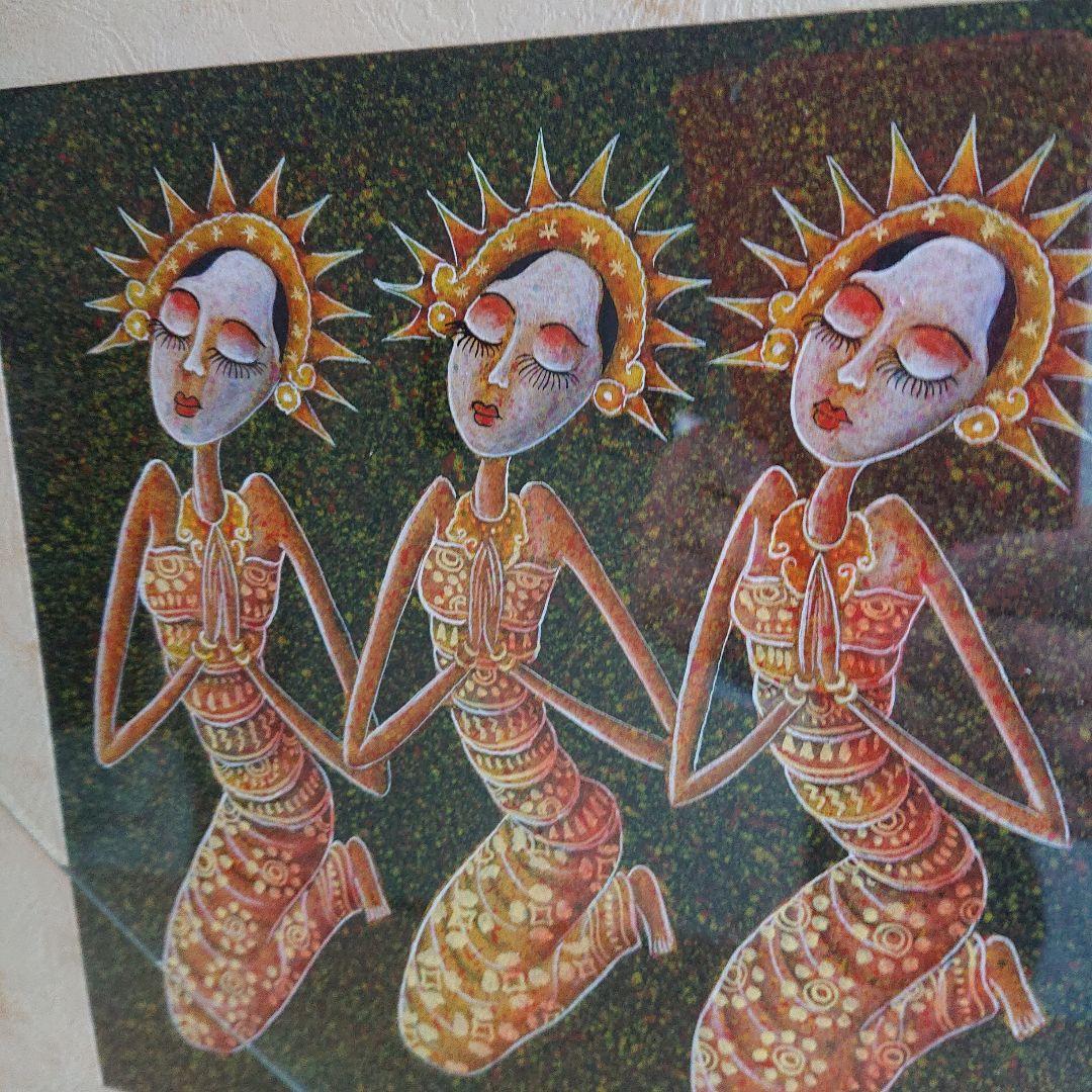 BALI 絵画 アート アジアン雑貨