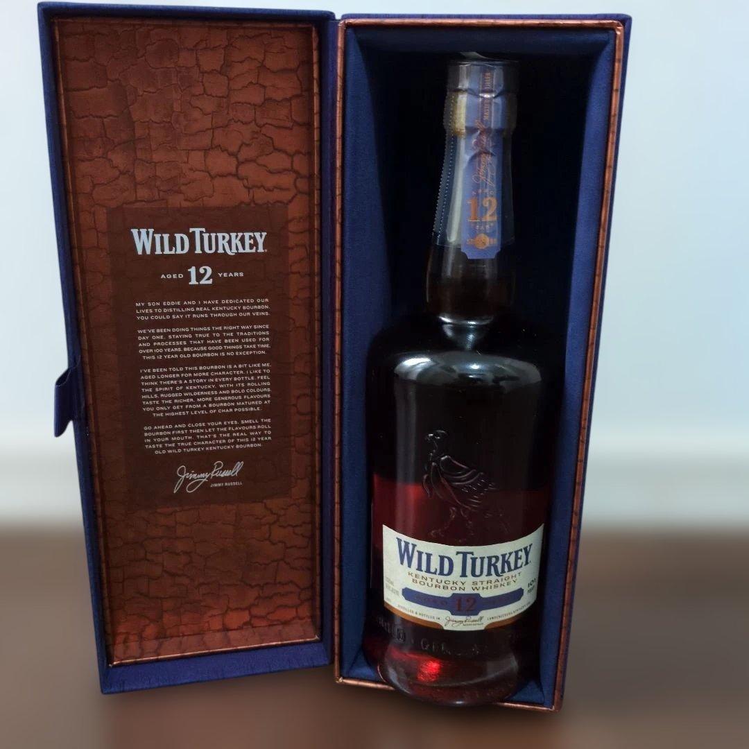 WILD TURKEY 12年 バーボンウイスキー ギフトボックス付き