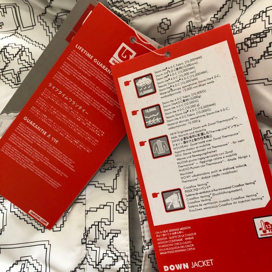 未使用ですが若干難ありです☆ BURTON ダウンジャケット　バートン　スノボ