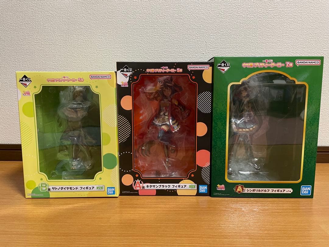 ウマ娘　フィギュア　サトノダイヤモンド　キタサンブラック　シンボリルドルフ