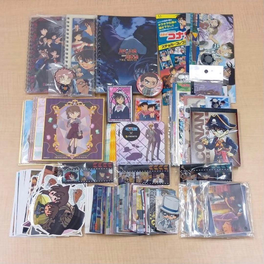 ❶名探偵コナン 色紙 特典 紙類 ステッカー アクスタ 缶バッジなど まとめ売り
