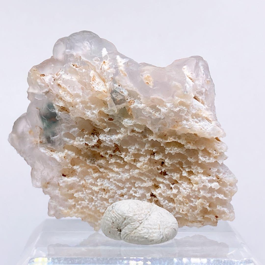 ぴ*ぴ様 『2022年発見』 クリソコラインカルセドニー　原石　鉱物標本　天然石