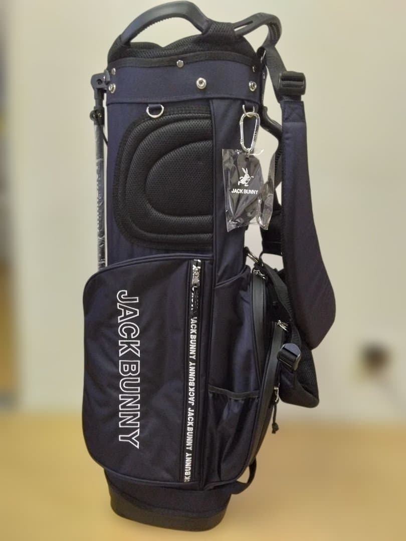JACK BUNNY 2025年モデル　スタンド型キャディバッグ 9型　ネイビー