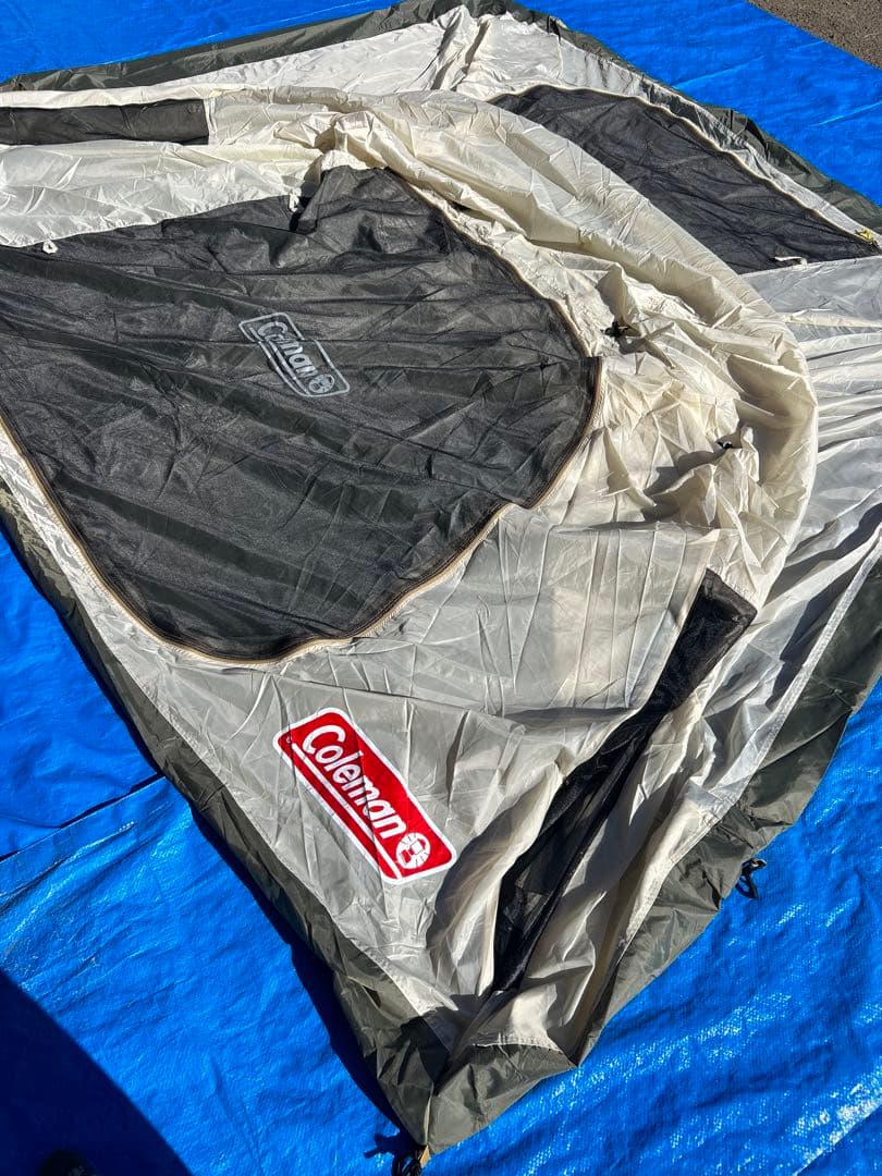 【美品】コールマン ラウンドスクリーン2ルームハウス オリーブ