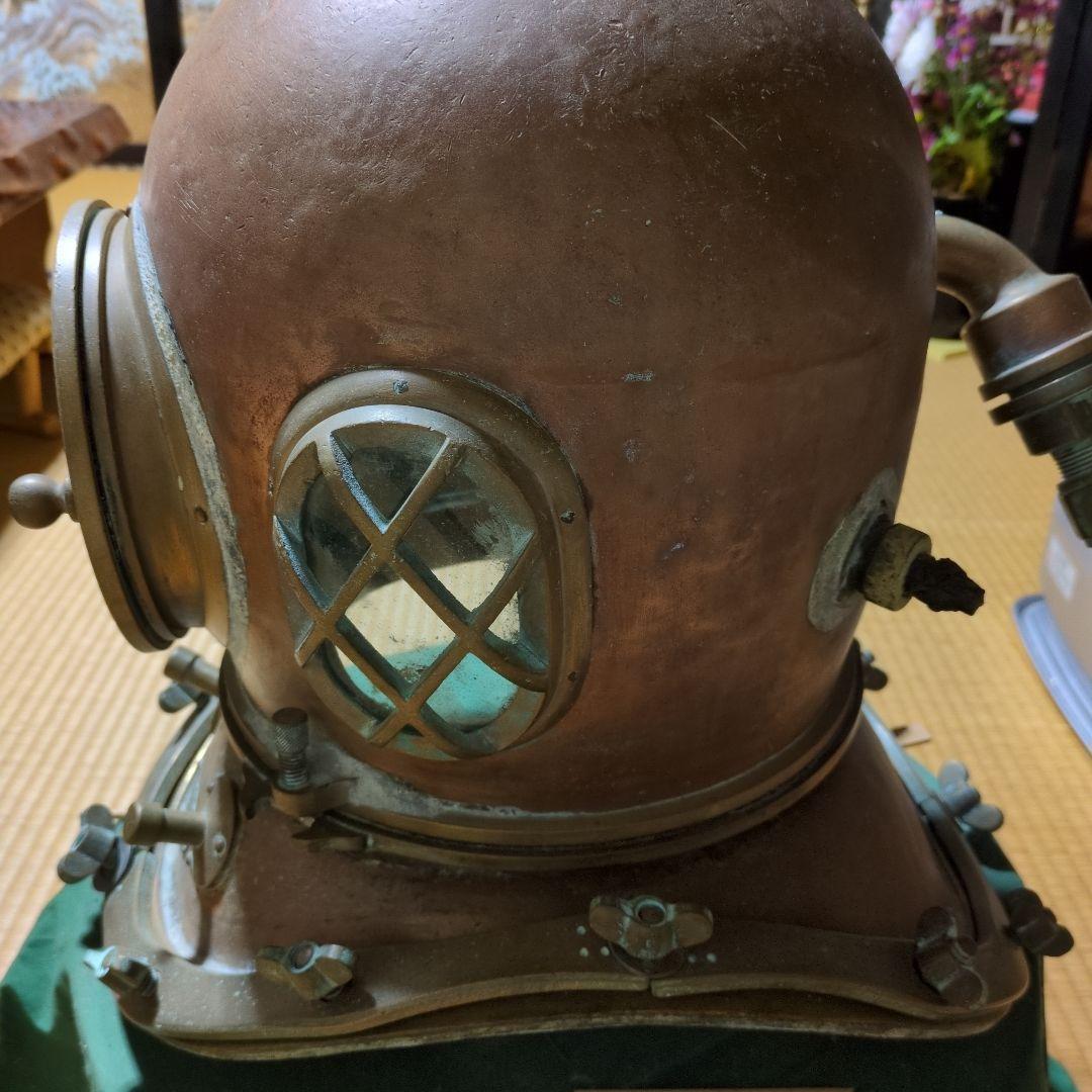 東亜潜水機製 銅製潜水ヘルメット アンティーク 骨董品