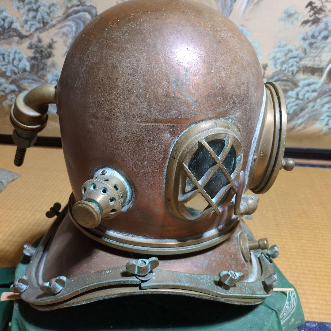 東亜潜水機製 銅製潜水ヘルメット アンティーク 骨董品