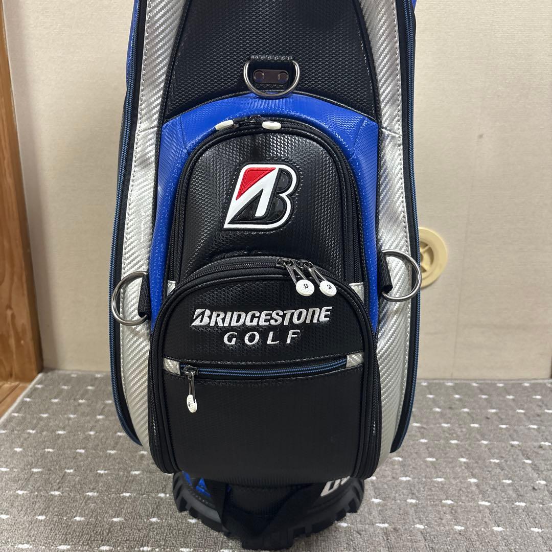 BRIDGESTONE GOLF キャディバッグ 青黒