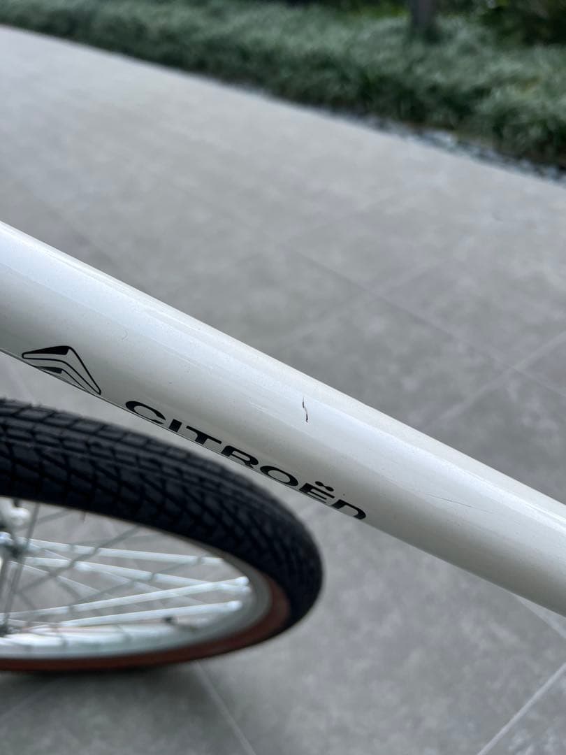 CITROËN 折りたたみ自転車 ホワイト