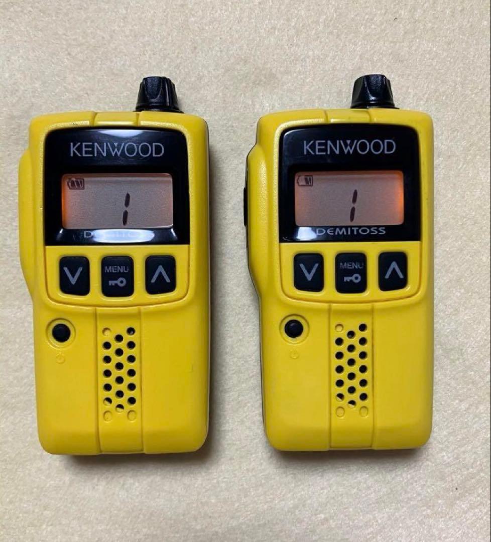 正常動作品 KENWOOD トランシーバー UBZ-EA20R x2台 本体のみ