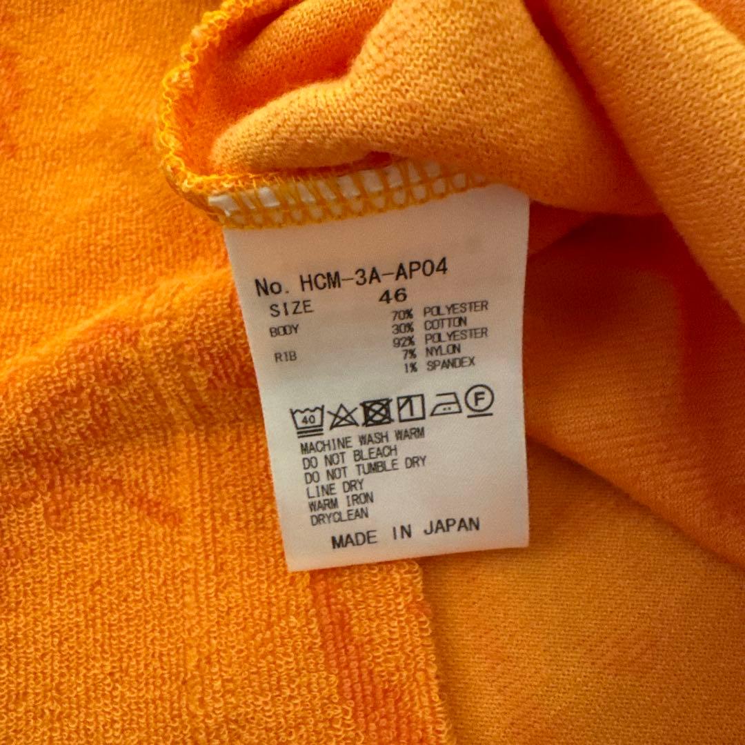 HORN GARMENT ホーンガーメント　ゴルフ　オレンジポロシャツ