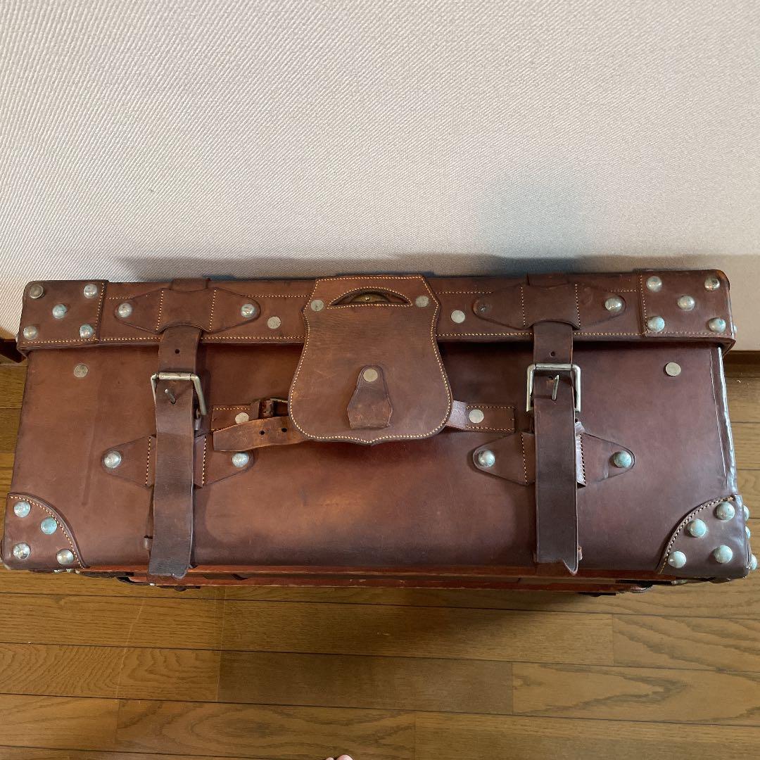 インテリア　オブジェ　アンティーク　トランクケース