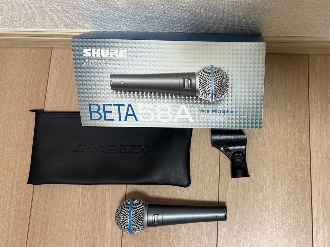 ⭐️使用回数1回！⭐️ SHURE シュアー BETA58A-J マイク