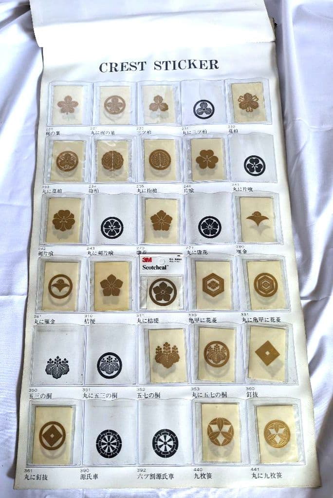 [115種類]家紋ステッカー　セット