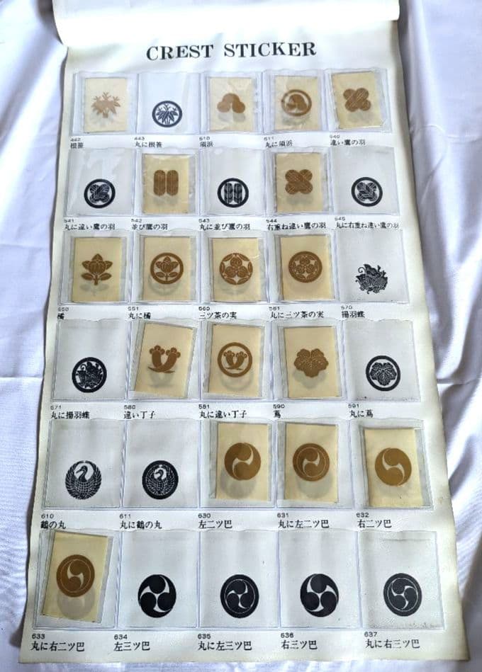 [115種類]家紋ステッカー　セット