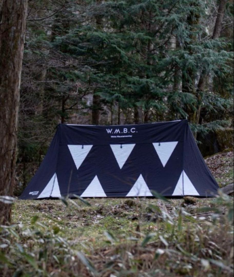 W.M.B.C. キャンプテント ブラック/ホワイト