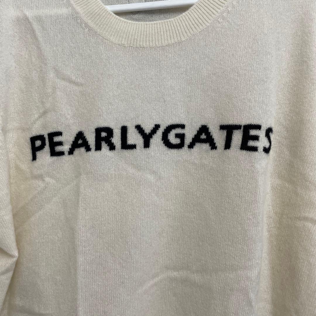 半額以下‼️ PEARLY GATES アイボリー セーター カシミヤ100%