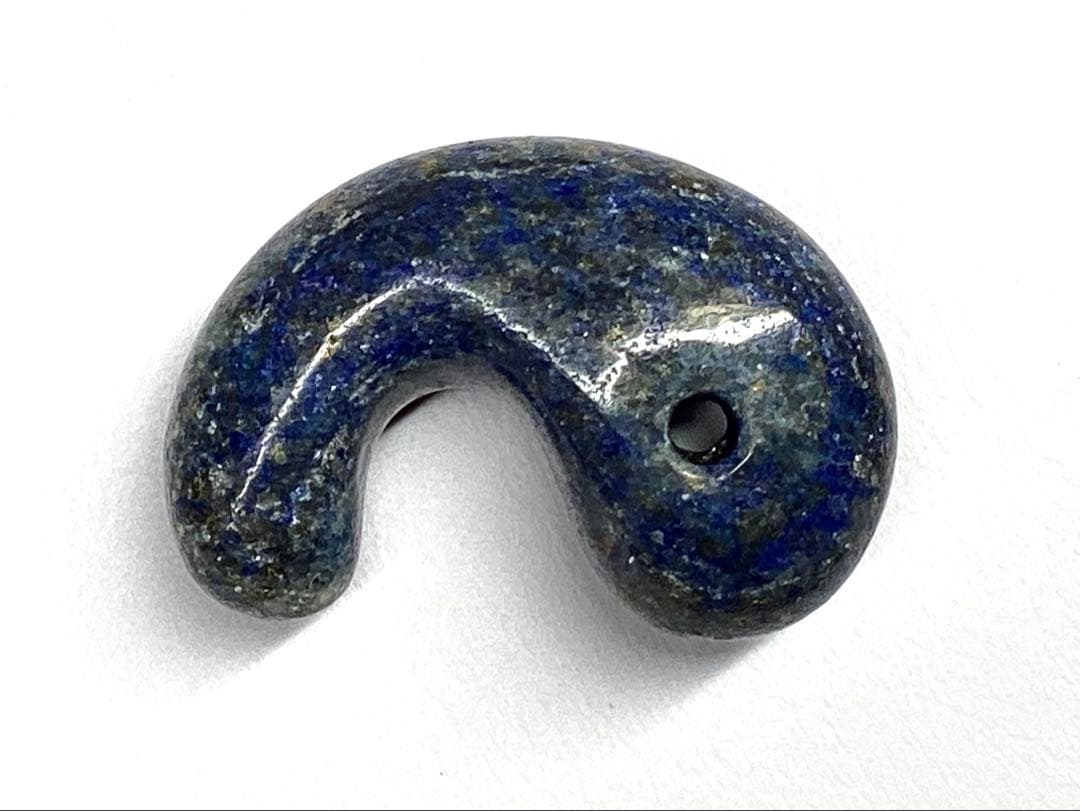 ✳限定1点‼️ 幸運招く　貴重ラピスラズリ勾玉　特大　鑑別書取得品