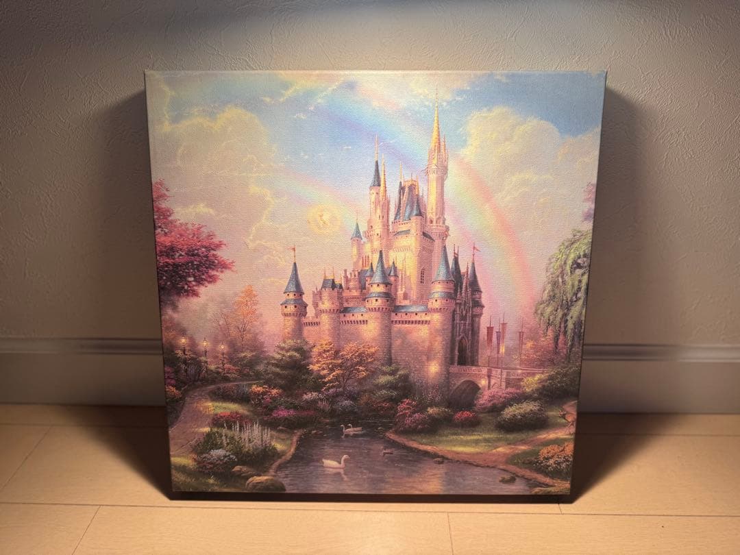 【正規品★カリフォルニアディズニー購入品】 シンデレラ城 キャンバスアート