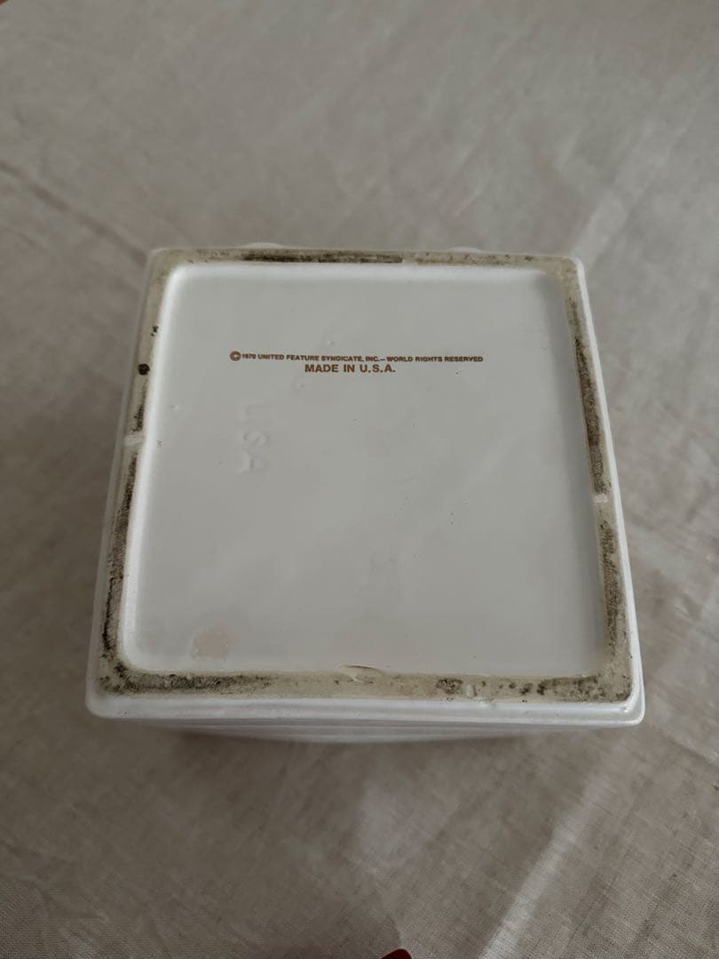 レア70年代スヌーピークッキージャーMcCoy社製造陶器