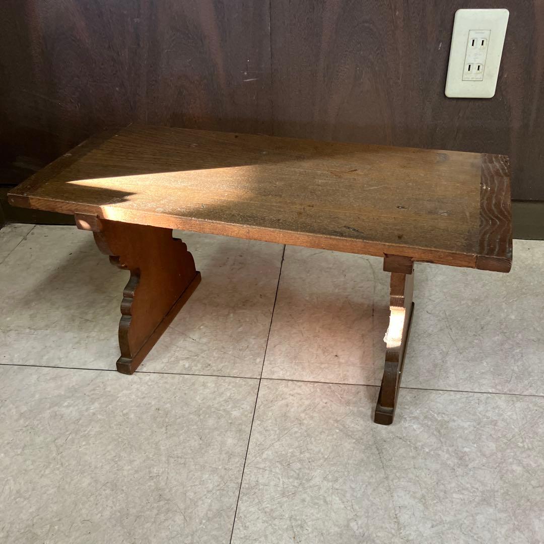 A-壁 昭和レトロ 文机 古家具 飾り台 花台 ローテーブル 無垢材 レトロ