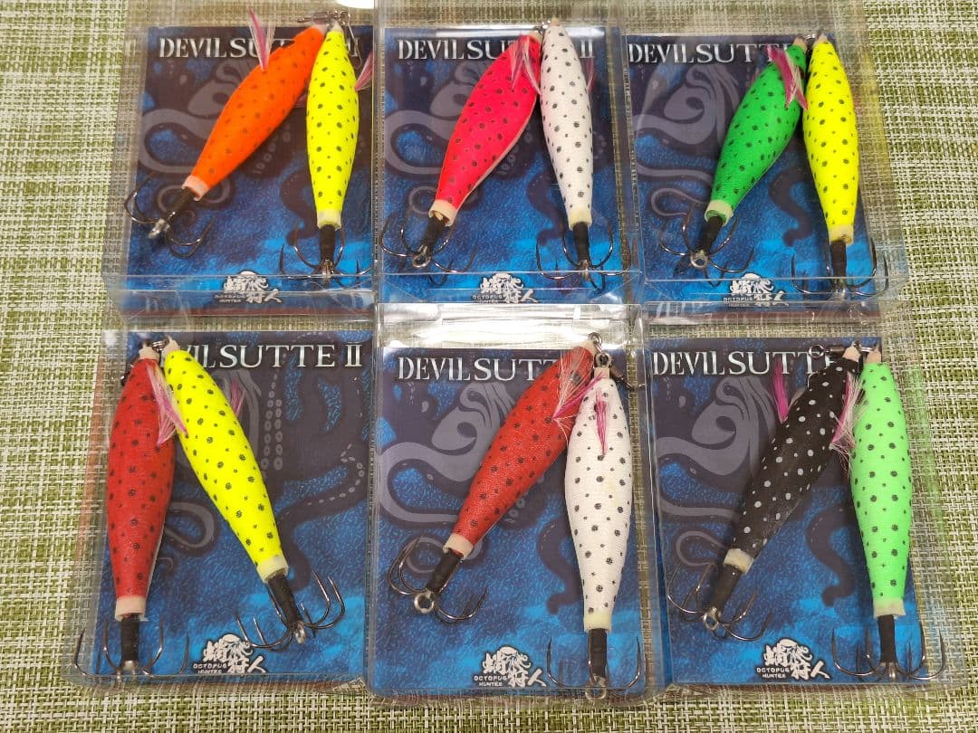 【新品】ワンナック　デビルスッテⅡ　６色セット