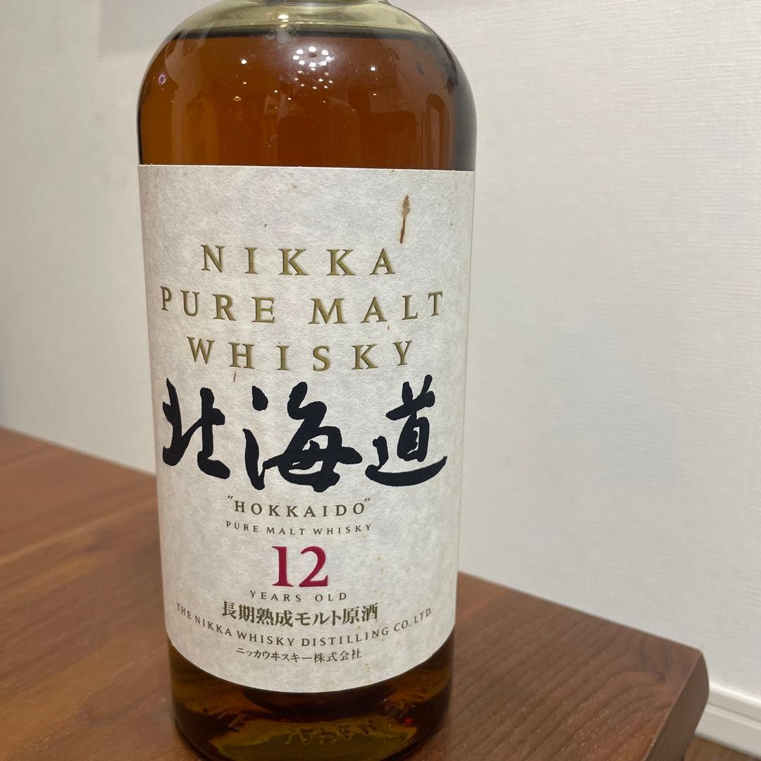 ニッカ ピュアモルトウイスキー　北海道 12年 750ml 未開封