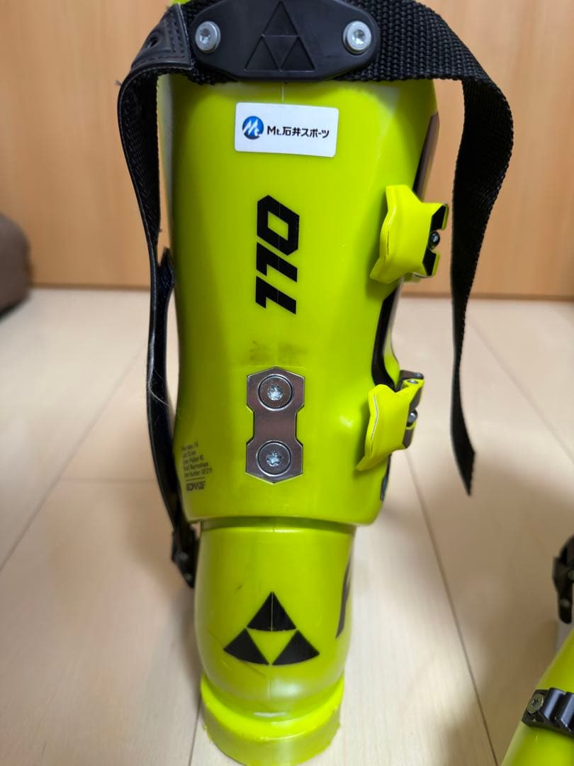 Fisher RC4 スキーブーツ 110 イエロー インナーシューズ付き