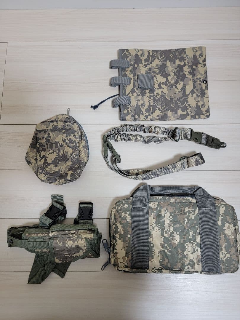 ７点セット ACU チェストリグ ポーチ セーフティグラス まとめ