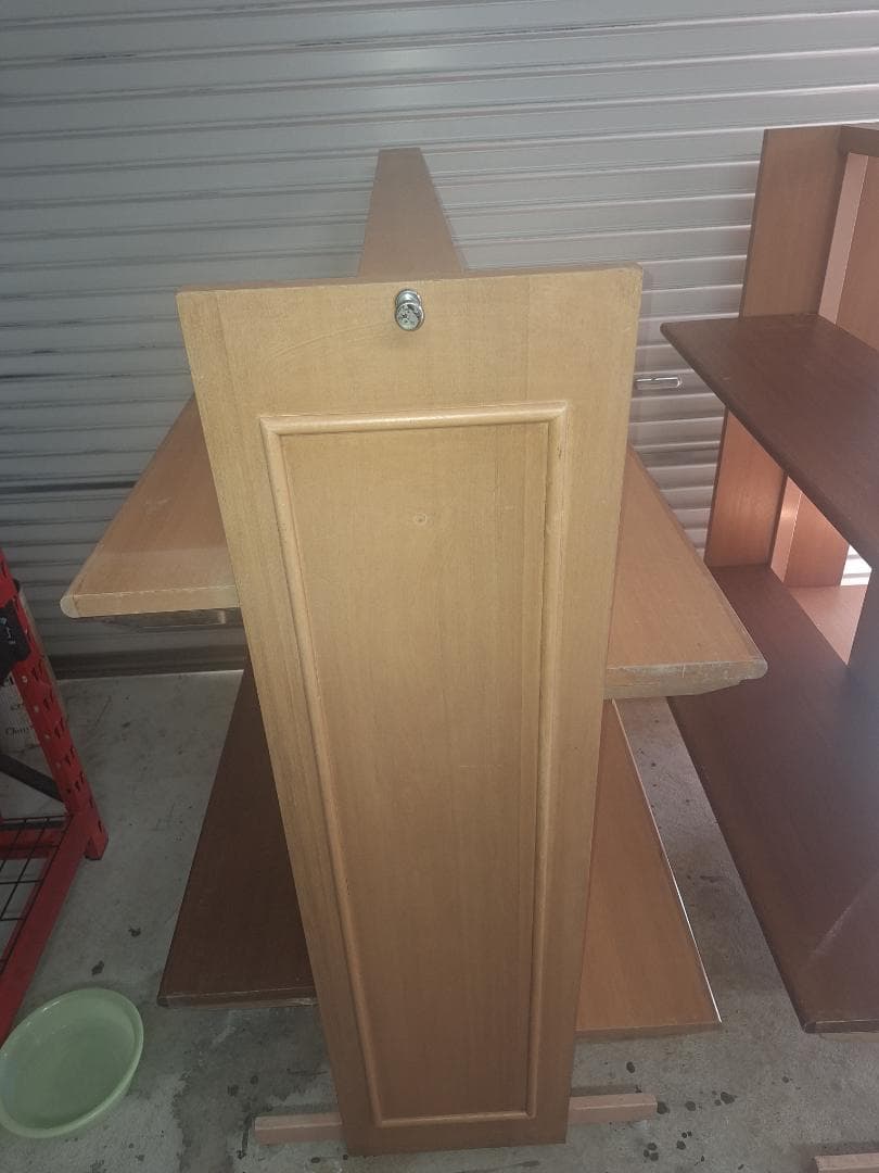 木製 4段ディスプレイラック 陳列棚 2台セット