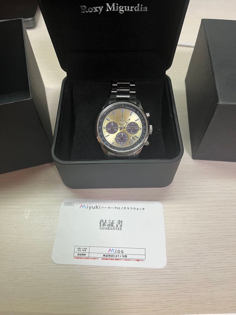 最安値‼️無職転生　ロキシー　腕時計　ソーラークロノグラフウォッチ 1000本限定