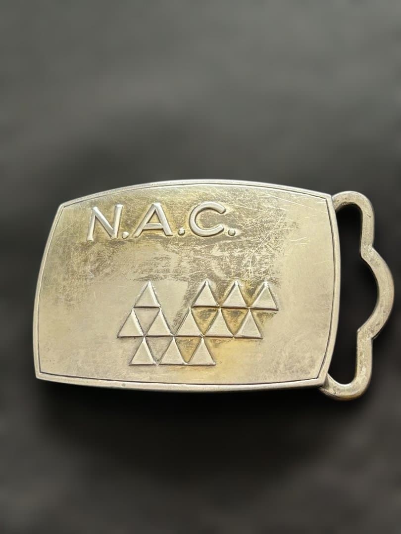 銀製　SILVER シルバーバックルNAC浪花釣友會24g