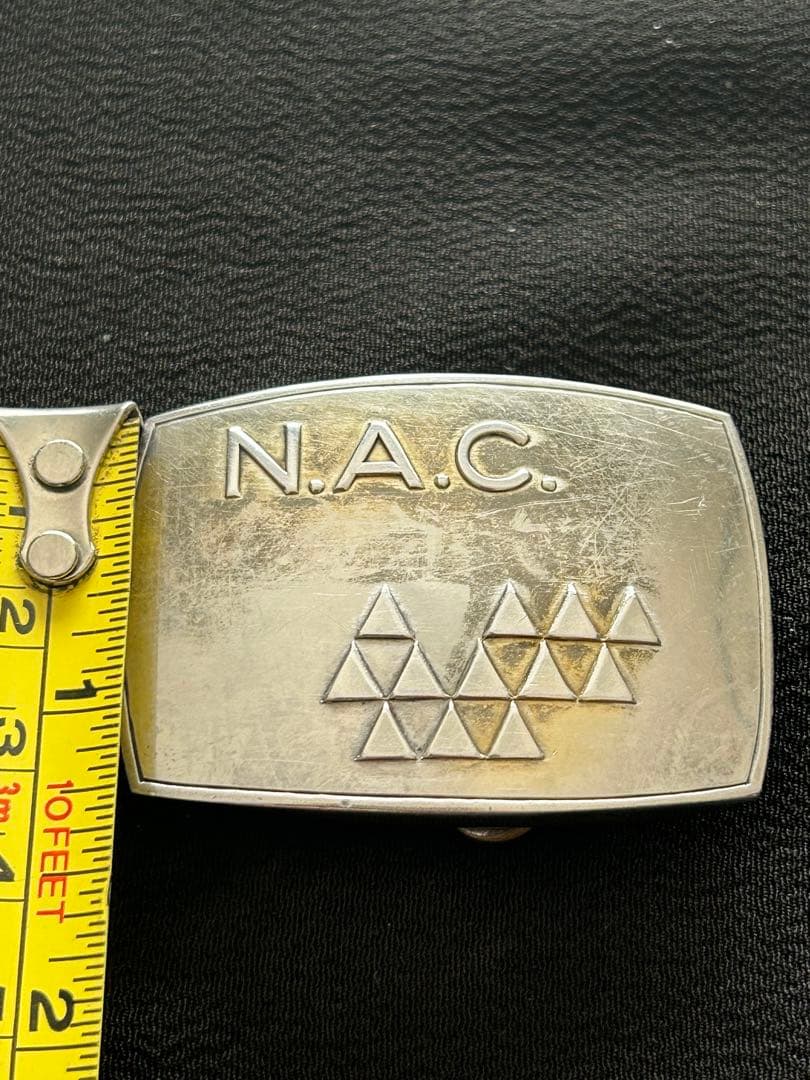 銀製　SILVER シルバーバックルNAC浪花釣友會24g