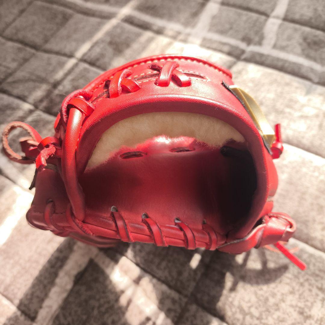 Mizuno Global Elite 硬式グローブ レッド