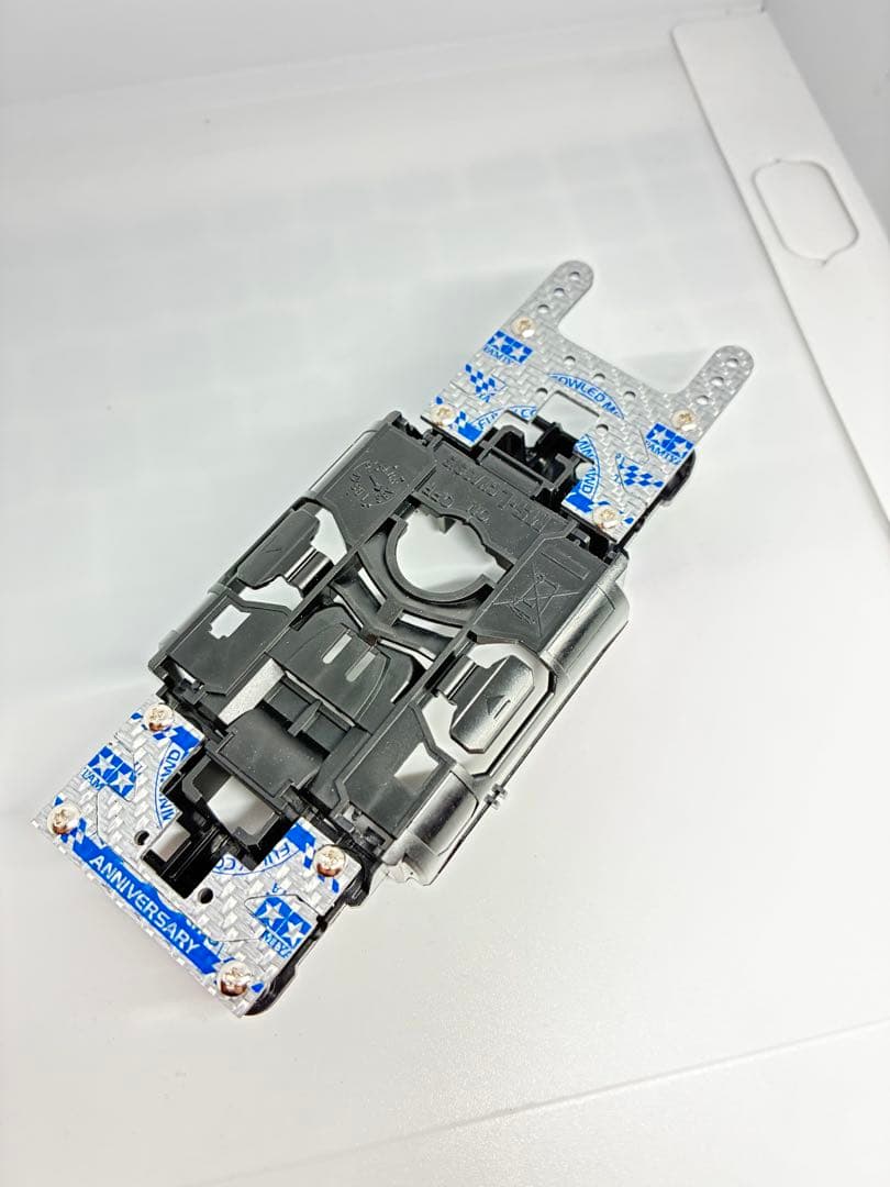 ミニ四駆　さーし　モーションスタビライザー専用設計　染色ブルーカーボン