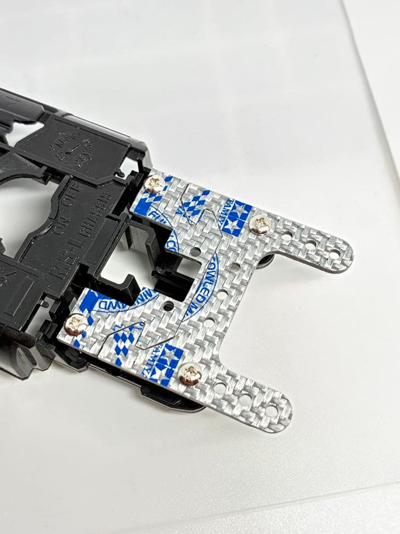 ミニ四駆　さーし　モーションスタビライザー専用設計　染色ブルーカーボン