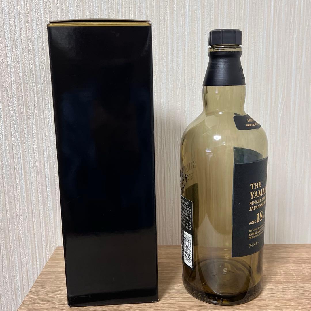 山崎 18年 空瓶 空箱