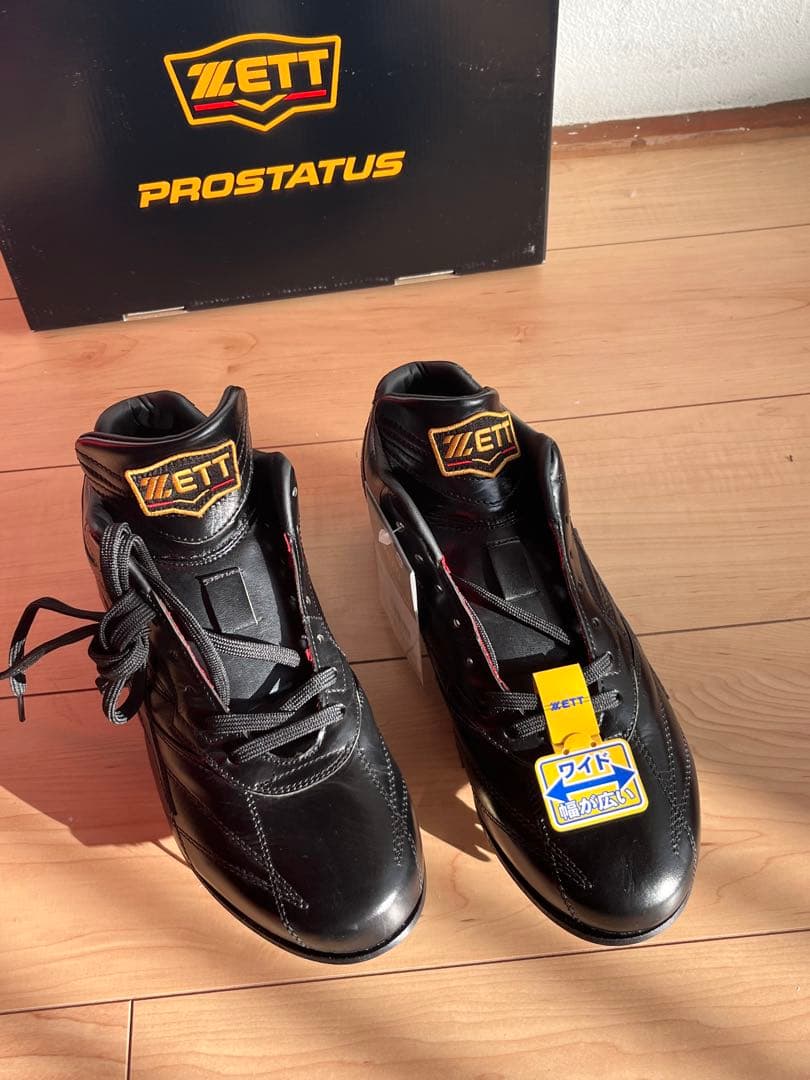 新品ZETT プロステイタス 野球スパイク 革底 27.0 品番：BSR3926