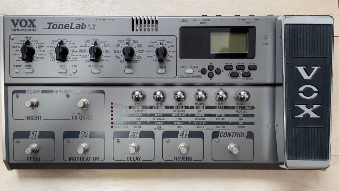 VOX ヴォックス 真空管搭載 マルチ・エフェクター ToneLab LE